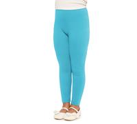 Merry Style Mädchen Lange Leggings aus Baumwolle MS10-225 (Türkis, 116 cm)