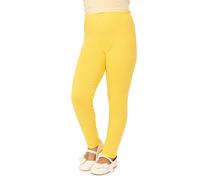 Merry Style Mädchen Lange Leggings aus Viskose MS10-130 (Gelb, 128)