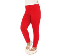 Merry Style Mädchen Lange Leggings aus Viskose MS10-130 (Rot, 146)