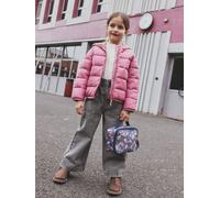 Vertbaudet Mädchen Light-Steppjacke mit Kapuze, Recycling-Polyester altrosa 140