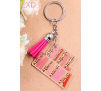 Mädchen Mama Schlüsselanhänger Leopardenmuster Einheitsgröße