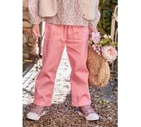 Vertbaudet Mädchen Paperbag-Hose, Bundweite verstellbar rosa 122