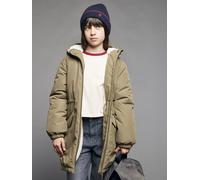 Mädchen Parka mit Kapuze & Webpelz JONEN khaki Gr. 140