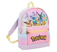 Mädchen Pokemon Rucksack Eevee Bag Offizielle Eeveelutions Pokemon Go Schule Reise Mittagessen Tasche Rucksack, rose, Einheitsgröße, Rucksack