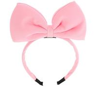 Mädchen Prinzessin Haarreif mit Schleife für Verlobung und Partys Rosa | Stoff, Feine Verarbeitung, Modischer Look, Hübsche Farbe, für Frauen, Vielseitig Kombinierbar