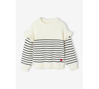 Mädchen Pullover blau Gr. 128 von vertbaudet