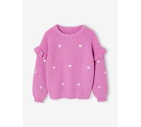 Mädchen Pullover malve Gr. 98/104 von vertbaudet