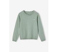 Vertbaudet Mädchen Pullover Basic graugrün 98/104