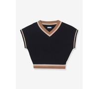 Mädchen Pullunder Mayoral aus Rippstrick schwarz Gr. 140