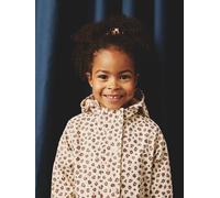 Mädchen Regenjacke mit Kapuze & Print vanille Gr. 110 von vertbaudet