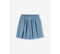 Mädchen Rock, Musselin blaugrau Gr. 92/98 von vertbaudet