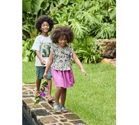 Mädchen Rock, Musselin violett Gr. 158 von vertbaudet