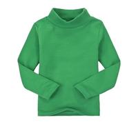 Mädchen Rollkragen einfarbig T-Shirt Warmes weiches Basic Top Kleinkind unter Schichtstück Kinder Classics weicher Baumwolle Langarm-Shirt (JN, 3-4 Years)
