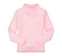 Mädchen Rollkragen einfarbig T-Shirt Warmes weiches Basic Top Kleinkind unter Schichtstück Kinder Classics weicher Baumwolle Langarm-Shirt (Pink, 2-3 Years)