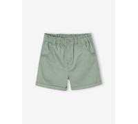 Mädchen Shorts mit Dehnbund BASIC salbeigrün Gr. 146/152 von vertbaudet