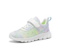 Mädchen-Sneaker für den Alltag, lässig, bequem, festes, langlebiges Design, für Kinder von 5 bis 14 Jahren, perfekt Hosen Oberteilen, leicht reinigen, Schuhe für alle (Purple, 29.5 Little Child)