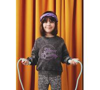 Mädchen Sport-Sweatshirt mit Glitzer grau Gr. 146/152 von vertbaudet