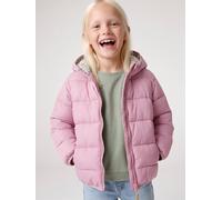 Mädchen Steppjacke mit Kapuze, Übergangsjacke lila Gr. 140 von Vertbaudet