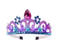 Mädchen Stirnband Krone Krone Design Stirnband Ozean Seestern Meerjungfrau Prinzessin Stirnband Kinder Festlich Kopf Hoop Kopfbedeckung Zubehör Lila
