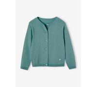 Vertbaudet Mädchen Strickjacke Basics smaragdgrün 128