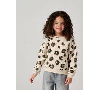 Mädchen Sweatshirt beige leo Gr. 140 von vertbaudet