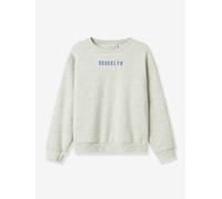 Mädchen Sweatshirt mit Schrift NKFNEVEA NAME IT grau Gr. 158/164