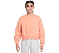 Mädchen Sweatshirt Nike Girls Sportswear Club Fleece - apricot agate/white - Orange (XS)