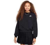 Mädchen Sweatshirt Nike Girls Sportswear Club Fleece - Schwarz (S)