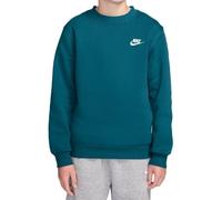 Mädchen Sweatshirt Nike Kids Sportswear Club Fleece - bright spruce/white - Blau (M)