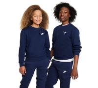 Mädchen Sweatshirt Nike Kids Sportswear Club Fleece - midnight navy/white - Blau (S)
