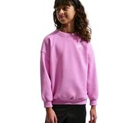 Mädchen Sweatshirt Nike Kids Sportswear Club Fleece Oversized - light magenta/light magenta/white - Lila (XS)