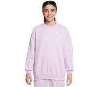 Mädchen Sweatshirt Nike Kids Sportswear Club Fleece Oversized - Lila (S)