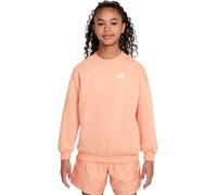 Mädchen Sweatshirt Nike Kids Sportswear Club Fleece Oversized - Orange (S)
