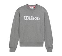 Mädchen Sweatshirt Wilson Youth Team Crewneck - medium gray heather - Grau (XL)