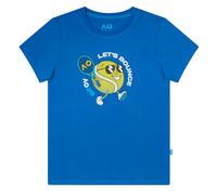 Mädchen T-Shirt Australian Open Let's Bounce - Blau (116 cm)