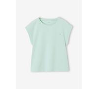 Mädchen T-Shirt BASIC, personalisierbar aqua Gr. 110 von Vertbaudet