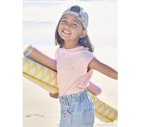 Mädchen T-Shirt BASIC, personalisierbar bonbon rosa Gr. 158 von vertbaudet