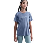 Nike - Kid's One Fitted Dri-Fit Short-Sleeve Top - Funktionsshirt, Gr. 134-146 M, blau (WorldIndigo/White)