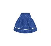 Mädchen Wenderock Lisa Kinder Dirndl Rock in Marine/Hellblau, Größe 116