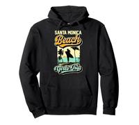 Mädchenausflug nach Santa Monica Beach, der zu einem Palmenurlaub passt Pullover Hoodie