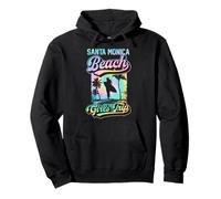 Mädchenausflug nach Santa Monica Beach, der zu einem Palmenurlaub passt Pullover Hoodie
