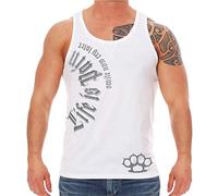 Männer Athletic Trägershirt Life is Pain Smile Now Cry Later Silber Serie