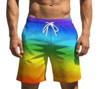 Männer Badeshorts Kurz Bademode Sportshorts Seiden Knielange Reißverschlusstaschen 7XL Sommerhose Weite Grau Sonnendurchlässig Jeansshort Eingriff Braun Manner Unterhose Billig Im Fussballhose Rise