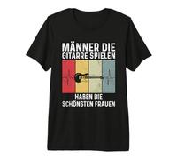 Männer Die Gitarre Spielen Schönsten Frauen Herzschlag Premium T-Shirt