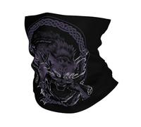 Männer Frauen Wikinger Keltischer Knoten Wolf Nahtloses Bandana - Nordische Mythos Fenrir Druck Halswärmer Balaclava - Sommer Tragbar Neuheits Atmungsaktiver Hals Schlauch Kopfwickel