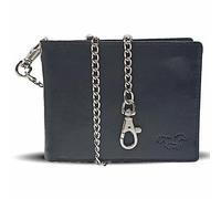 Männer Portemonnaie Querformat Herren - RFID, Geldbeutel mit Kette, Portemonnaie mit Kette, Portemonnaie 14 Kartenfächern,Potmoneys