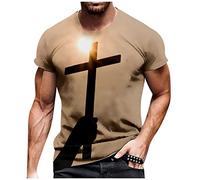 Männer T-Shirt, Attraktive Summer Tops Reguläre Hemd Slim Fit Herren Sweatshirt Herren Workout Arbeits T-Shirt Herren Freizeithemden Für Herren Funktionsshirt Herren Uniform Outdoor Shirt Kurzärm