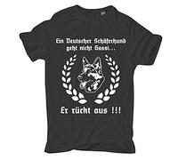 Männer und Herren T-Shirt EIN Deutscher Schäferhund geht Nicht Gassi... Größe S - 5XL
