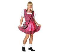 Männerdirndl 'Franzl' pink-kariert, Erwachsenen-Größe:50/52