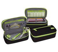 Mäppchen Schlamperbox schwarz/hellgrau